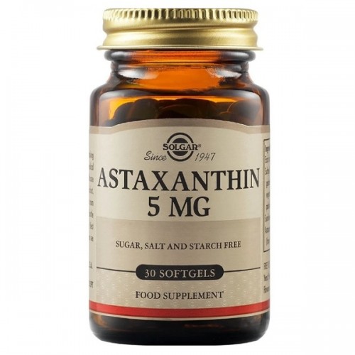 SOLGAR ASTAXANTHIN 5mg 30 softgels