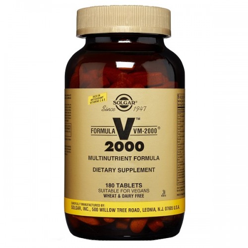 SOLGAR FORMULA VM 2000 180tabs