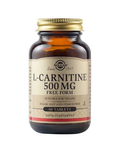 SOLGAR L-CARNITINE 500mg 60tabs