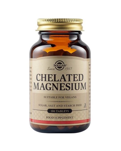 SOLGAR CHELATED MAGNESIUM 100tabs