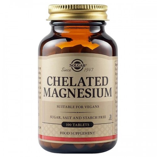 SOLGAR CHELATED MAGNESIUM 100tabs