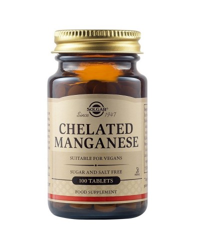 SOLGAR CHELATED MANGANESE 100tabs