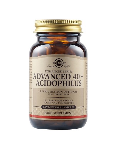 SOLGAR ADVANCED 40+ ACIDOPHILUS 60 Veg  Caps