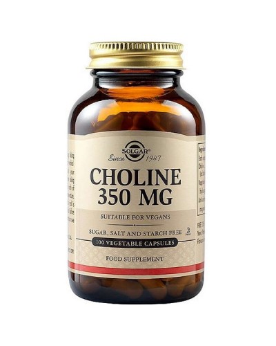 SOLGAR CHOLINE 350mg 100 Veg. Caps