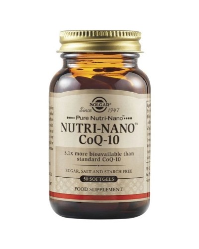 SOLGAR NUTRI-NANO CO Q-10 3.1X 50 softgels