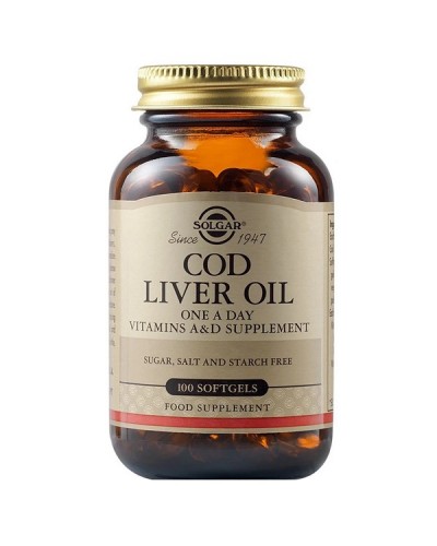 SOLGAR COD LIVER OIL 100 softgels