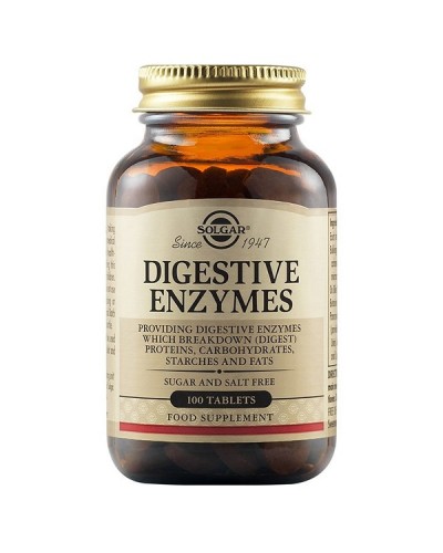 SOLGAR DIGESTIVE ENZYMES 100tabs