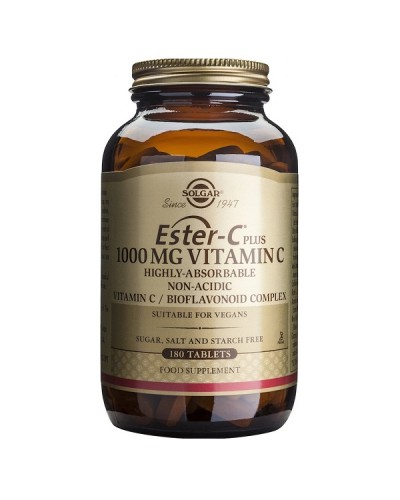 SOLGAR ESTER-C 1000mg PLUS VITAMIN C 180tabs