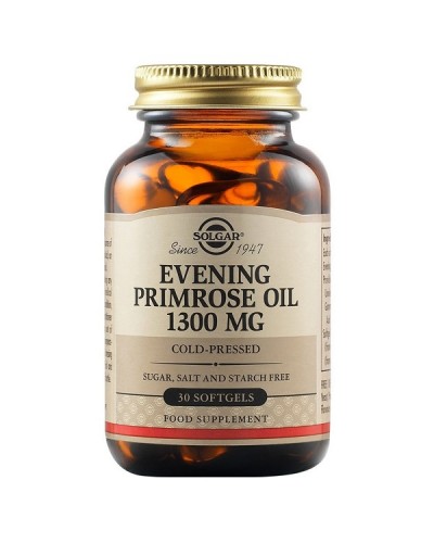 SOLGAR EVENING PRIMROSE OIL 1300mg 30 softgels