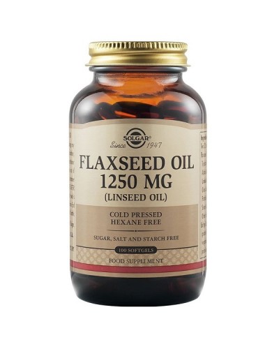 SOLGAR FLAXSEED OIL 1250mg 100 softgels