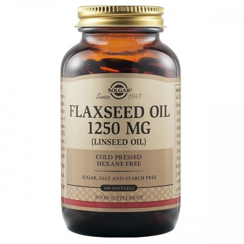 SOLGAR FLAXSEED OIL 1250mg 100 softgels