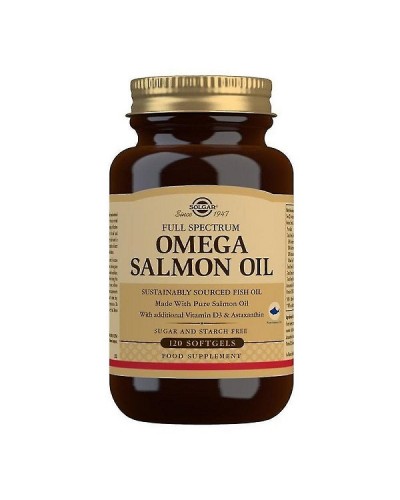 SOLGAR FULL SPECTRUM  OMEGA SALMON OIL 120 softgels