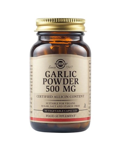 SOLGAR GARLIC POWDER 500mg 90 Veg  Caps