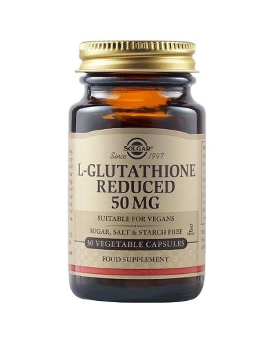 SOLGAR L-GLUTATHIONE 50mg 30 Veg  Caps