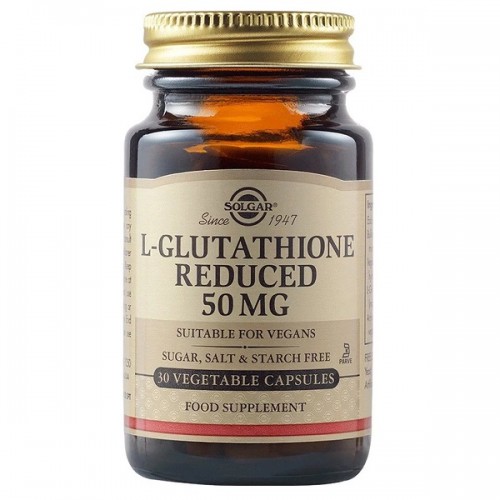 SOLGAR L-GLUTATHIONE 50mg 30 Veg. Caps