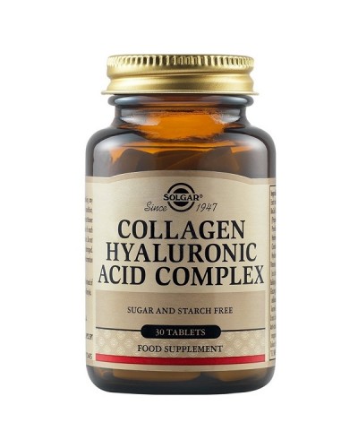 SOLGAR COLLAGEN HYALURONIC ACID COMPLEX 30tabs