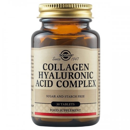 SOLGAR COLLAGEN HYALURONIC ACID COMPLEX 30tabs