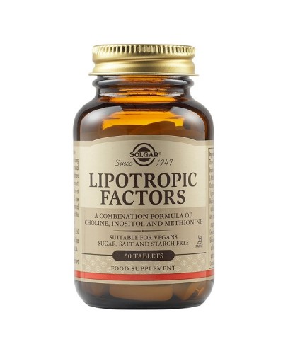 SOLGAR LIPOTROPIC FACTORS 50tabs