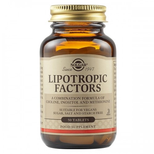 SOLGAR LIPOTROPIC FACTORS 50tabs