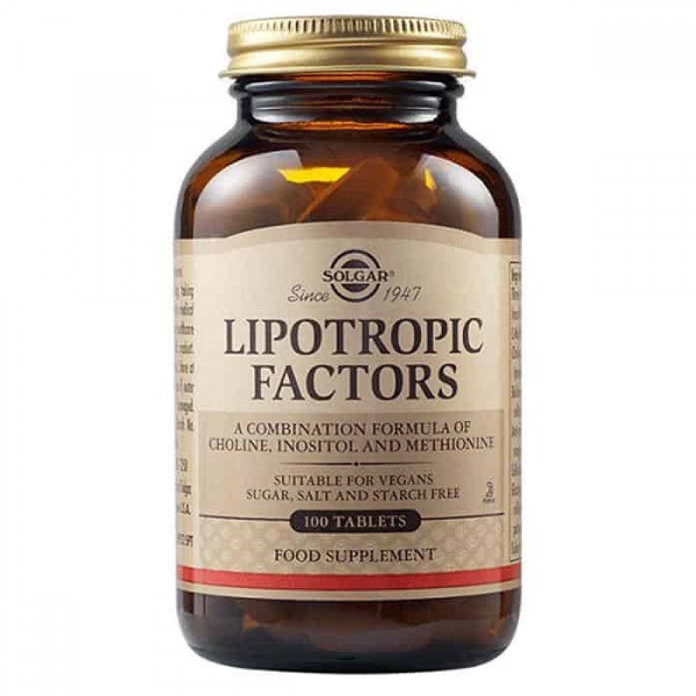 SOLGAR LIPOTROPIC FACTORS 100tabs