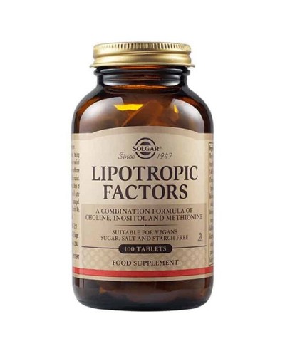 SOLGAR LIPOTROPIC FACTORS 100tabs