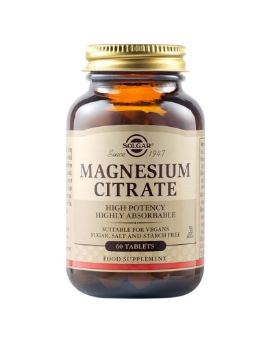 SOLGAR MAGNESIUM CITRATE 60tabs