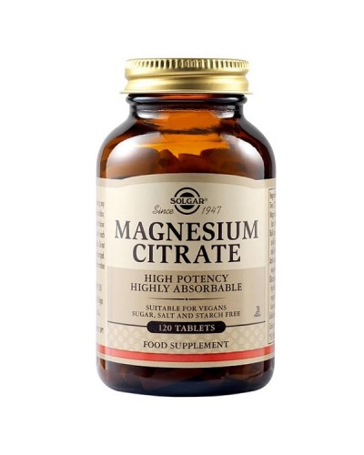 SOLGAR MAGNESIUM CITRATE 120tabs