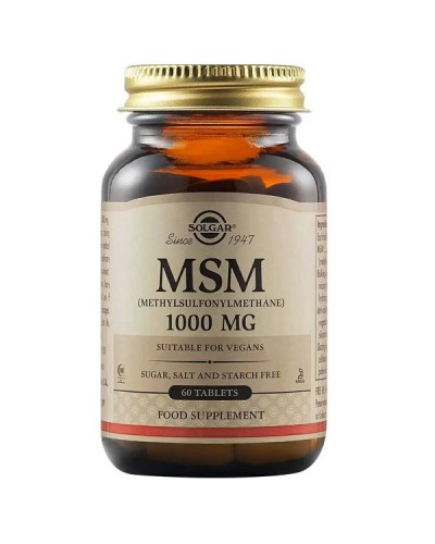 SOLGAR MSM 1000mg  60tabs