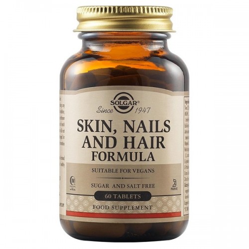 SOLGAR SKIN, NAILS AND HAIR FORMULA 60tabs