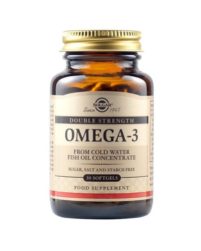 SOLGAR OMEGA-3 DOUBLE STRENGTH 30 softgels