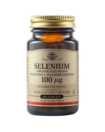 SOLGAR SELENIUM 100µg 100tabs