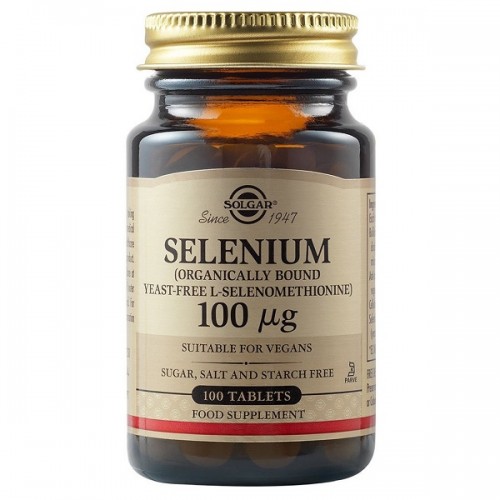 SOLGAR SELENIUM 100µg 100tabs