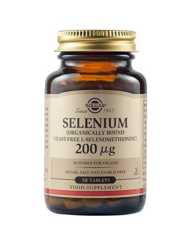 SOLGAR SELENIUM 200µg 50tabs