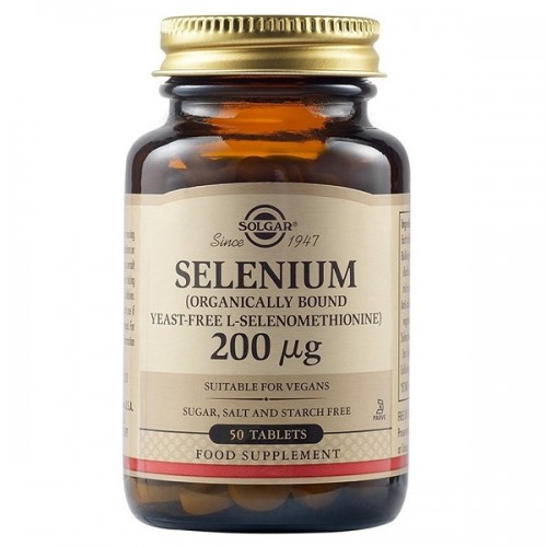 SOLGAR SELENIUM 200µg 50tabs