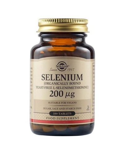 SOLGAR SELENIUM 200µg 100tabs