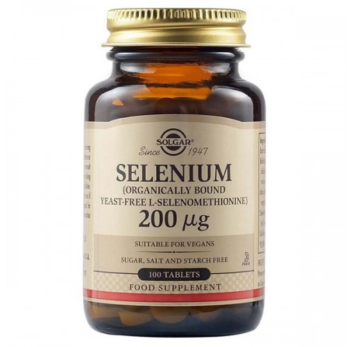 SOLGAR SELENIUM 200µg 100tabs