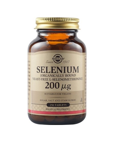 SOLGAR SELENIUM 200µg 250tabs