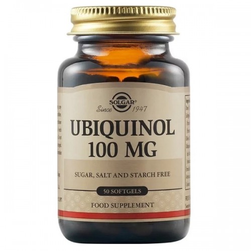 SOLGAR UBIQUINOL 100mg 50 softgels