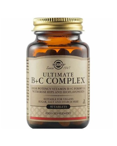 SOLGAR ULTIMATE B+C COMPLEX 60tabs