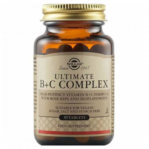 SOLGAR ULTIMATE B+C COMPLEX 60tabs