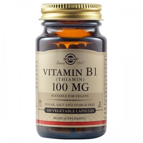 VITAMIN B1 (THIAMIN) 100mg 100 Veg. Caps