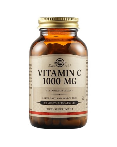 SOLGAR VITAMIN C 1000mg 100 Veg. Caps