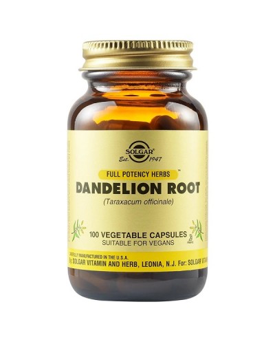 SOLGAR DANDELION ROOT 100 Veg  Caps