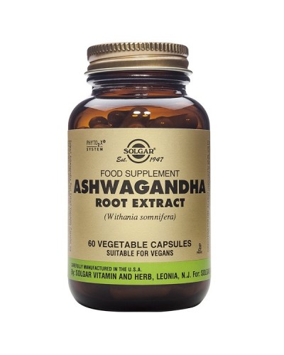 SOLGAR ASHWAGANDHA ROOT EXTRACT 60 Veg. Caps