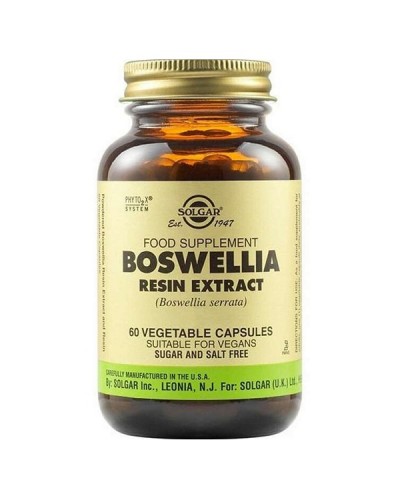 SOLGAR BOSWELLIA RESIN EXTRACT 60 Veg  Caps