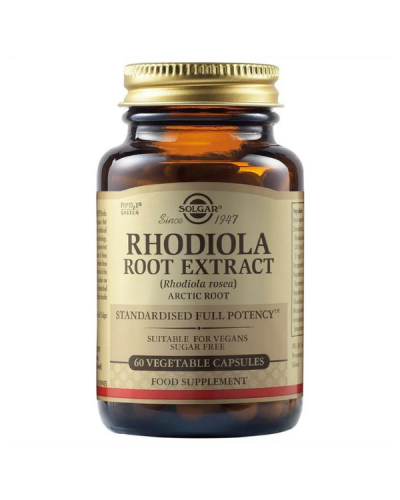 SOLGAR RHODIOLA ROOT EXTRACT 60 Veg  Caps