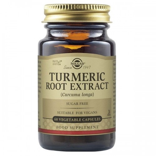 SOLGAR TURMERIC ROOT EXTRACT 60 Veg. Caps