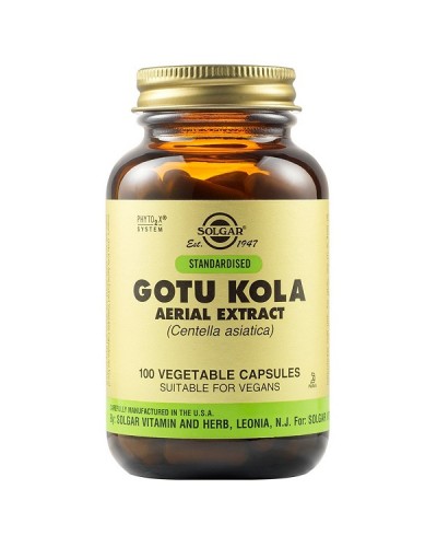 SOLGAR GOTU KOLA AERIAL EXTRACT 100 Veg  Caps