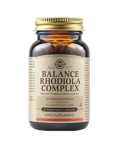 SOLGAR BALANCE RHODIOLA COMPLEX 60 Veg  Caps