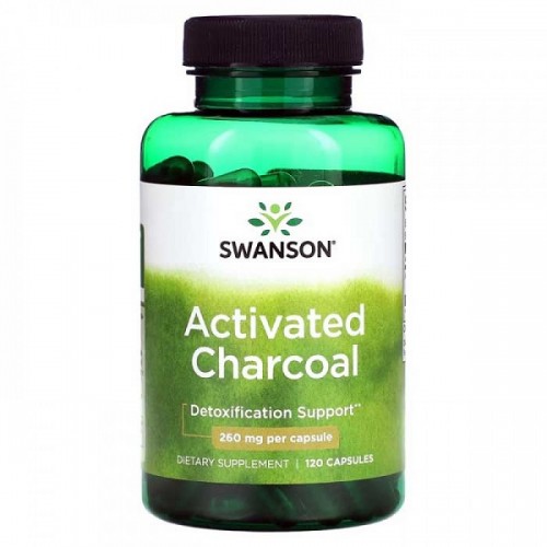 SWANSON ACTIVATED CHARCOAL 120caps